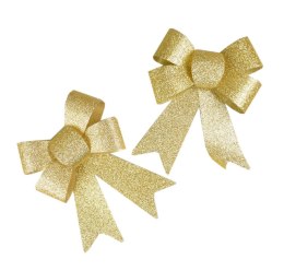 Kokarda 2 szt., złote brokatowe Arpex (BN5397ZLO-0608) Arpex