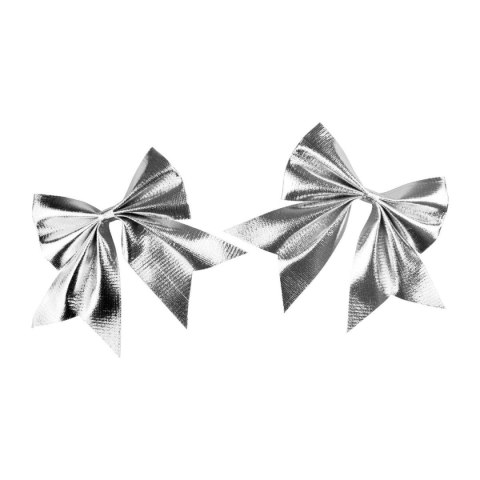 Kokarda 2szt., 13cm srebrna Arpex (BN5342SRE-0479) Arpex