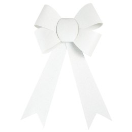 Kokarda biała brokatowa duża 29cm Arpex (BN5458BIA-0615) Arpex