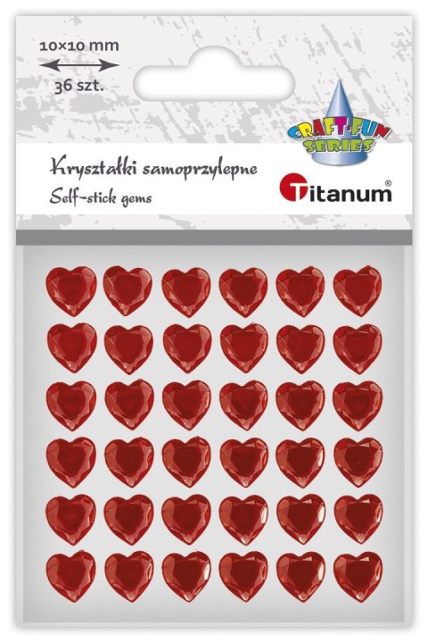 Kryształki Craft-Fun Series czerwone Titanum (24sl03139) Titanum