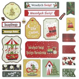 Naklejka (nalepka) Craft-Fun Series Boże Narodzenie Titanum (24ESD047) Titanum