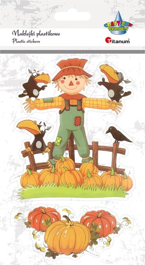 Naklejka (nalepka) Craft-Fun Series strach na wróble, dynie Titanum (24CYD1104-2) Titanum