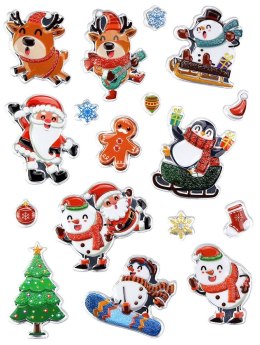 Naklejka (nalepka) Craft-Fun Series wypukłe XMAS Titanum (24ESD050-2) Titanum