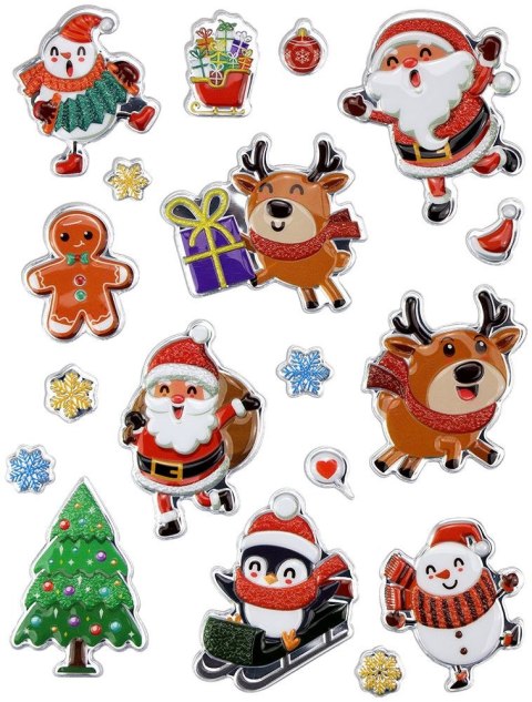 Naklejka (nalepka) Craft-Fun Series wypukłe XMAS Titanum (24ESD050-3) Titanum