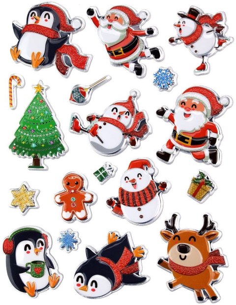 Naklejka (nalepka) Craft-Fun Series wypukłe XMAS Titanum (24ESD050-4) Titanum