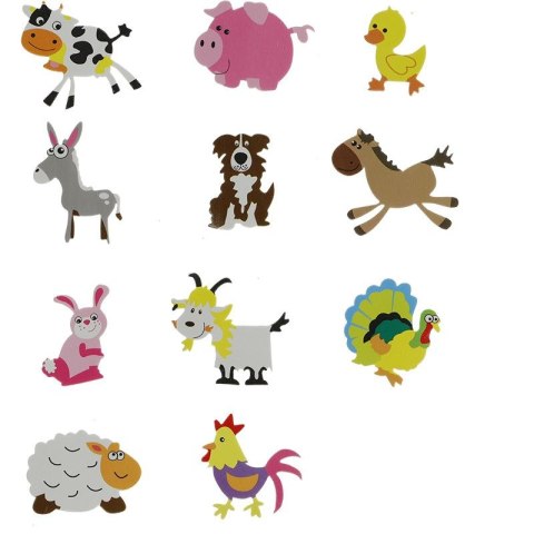 Naklejka (nalepka) Craft-Fun Series zwięrzeta gospodarskie Titanum (EA372) Titanum