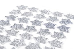 Naklejka (nalepka) brokatowe z pianki srebrny Arpex (BN7833SRE-8663) Arpex