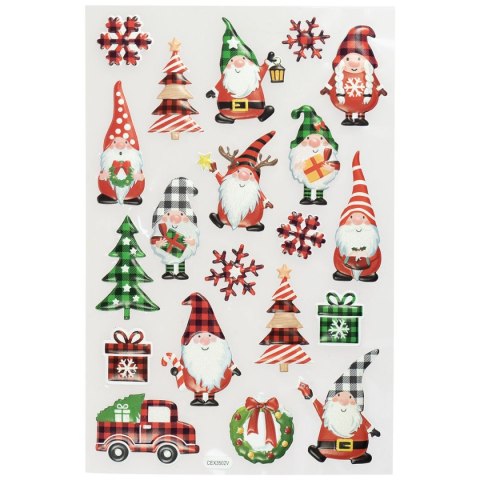 Naklejka (nalepka) skrzaty 3d Arpex (BN1298) Arpex