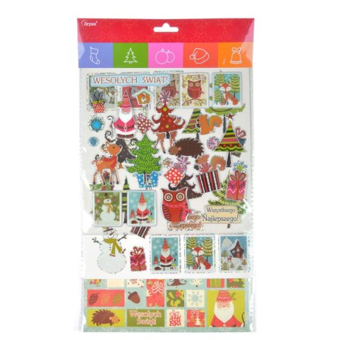 Naklejka (nalepka) świąteczna Arpex (NR6050) Arpex