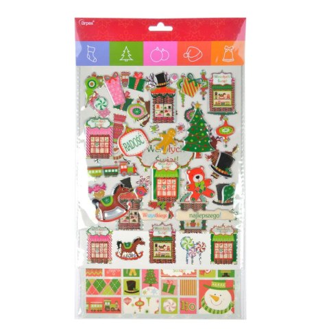 Naklejka (nalepka) świąteczna Arpex (NR6050) Arpex