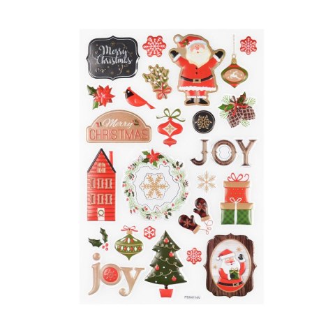 Naklejka (nalepka) świąteczny mix Arpex (NR4926) Arpex