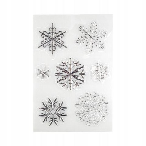 Naklejki świąteczne płatki śniegu Arpex (NR1369) Arpex