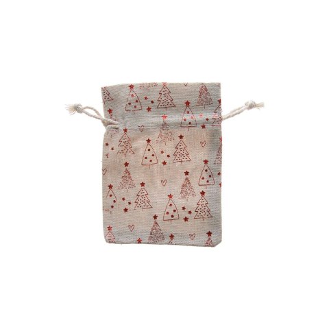 Opakowanie ozdobne Jutowy worek na prezenty z nadrukiem 3szt. mix [mm:] 100x120 Arpex (SM4018) Arpex
