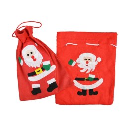 Opakowanie ozdobne worek Mikołaja na prezenty czerwone [mm:] 260x200 Arpex (SM6783) Arpex