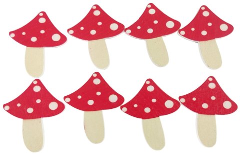 Ozdoba drewniana Craft-Fun Series Muchomory Titanum (WDC548) Titanum