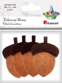 Ozdoba filcowa Craft-Fun Series Żołędzie Titanum (EA974) Titanum