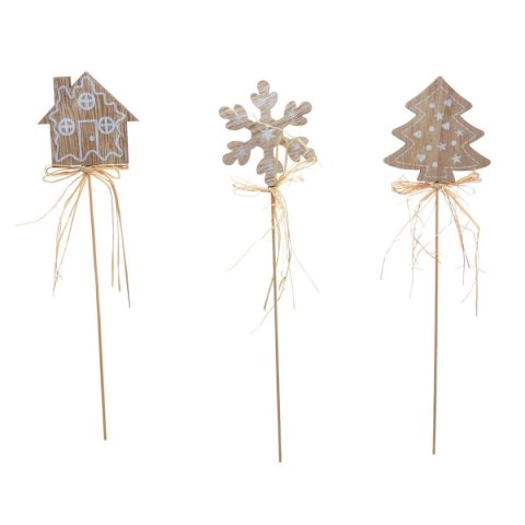 Ozdoba na piku drewniana mix świąteczny Arpex (BN4056) Arpex