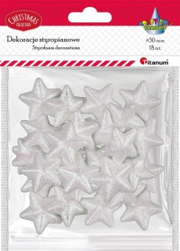 Ozdoba styropianowa Craft-Fun Series gwiazdki Titanum (23YX0326-2(WHITE)) Titanum