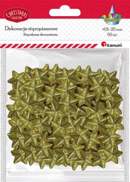Ozdoba styropianowa Craft-Fun Series gwiazdki Titanum (23YX0326-3(gold)) Titanum