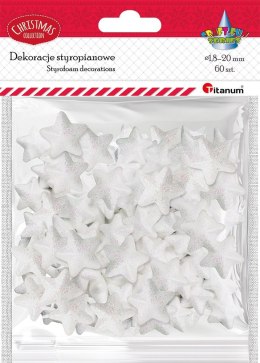 Ozdoba styropianowa Craft-Fun Series gwiazdki Titanum (23YX0326-3(white)) Titanum