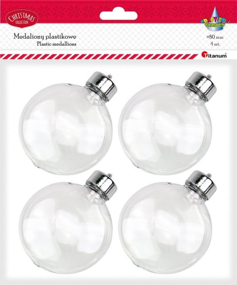 Ozdoba świąteczna Craft-Fun Series Plastikowe medaliony Titanum (DIY-XM(533)) Titanum