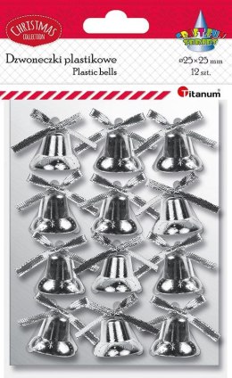Ozdoba świąteczna Craft-Fun Series dzwoneczki plastikowe Titanum (DIY-XM(506)) Titanum