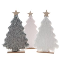 Ozdoba świąteczna drewniana choinka z futerkiem Arpex (BD3813) Arpex