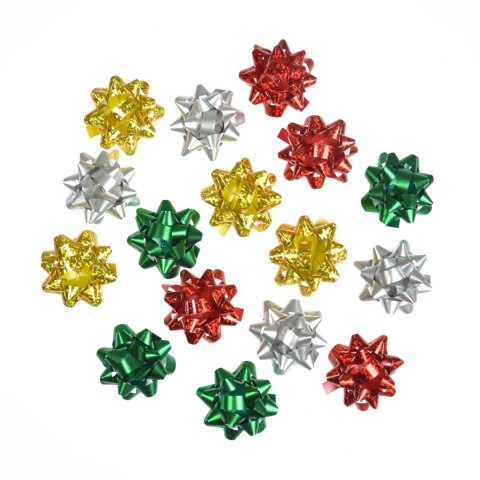 Ozdoba świąteczna kokardki somoprzylepne 8 szt Arpex (BN4176) Arpex