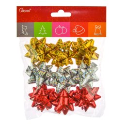 Ozdoba świąteczna kokardki somoprzylepne 9 szt Arpex (BN4169) Arpex