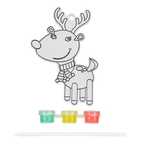 Ozdoba świąteczna witrażyk z farbkami Arpex (BN3506) Arpex