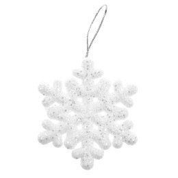 Ozdoba świąteczna zestaw lśniących śnieżynek 7 cm Arpex (BN0332) Arpex