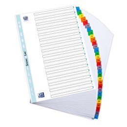 Przekładka numeryczna Mylar A4 biały 170g 31k 1-31 [mm:] 225x300 Oxford (100204620) Oxford