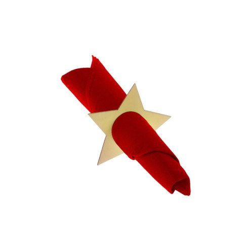 Serwetnik obrączki na serwetki choinki gwiazdki 4szt. Arpex (BN1505) Arpex