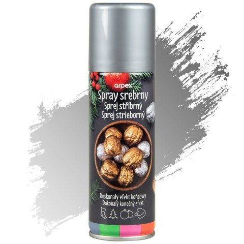 Spray dekoracyjny srebrny 125ml Arpex (BA6111) Arpex