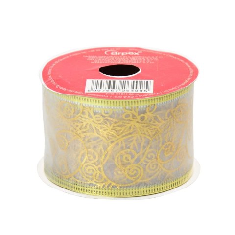 Wstążka 50x2,74 [mm x m] złoty Arpex (BN5175ZLO) Arpex