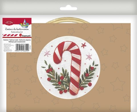 Zestaw kreatywny Craft-Fun Series Zestaw do haftowania - cukrowa laska Titanum (25YY0512(1-6#)) Titanum