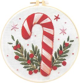 Zestaw kreatywny Craft-Fun Series Zestaw do haftowania - cukrowa laska Titanum (25YY0512(1-6#)) Titanum