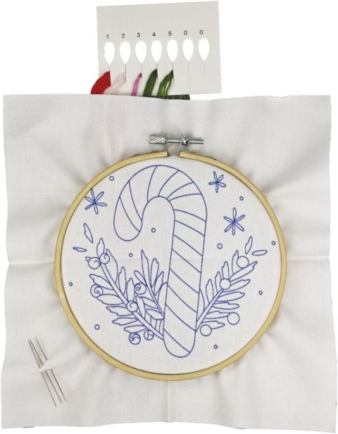 Zestaw kreatywny Craft-Fun Series Zestaw do haftowania - cukrowa laska Titanum (25YY0512(1-6#)) Titanum