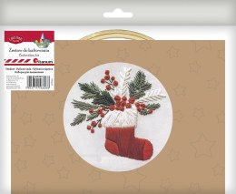 Zestaw kreatywny Craft-Fun Series Zestaw do haftowania - świąteczna skarpeta Titanum (25YY0512(1-6#)) Titanum