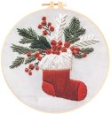 Zestaw kreatywny Craft-Fun Series Zestaw do haftowania - świąteczna skarpeta Titanum (25YY0512(1-6#)) Titanum