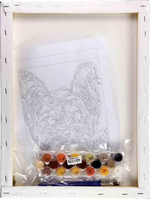 Zestaw kreatywny Malowanie po numerach 30x40cm York Flamingo Line (FSY279) Flamingo Line