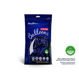 Balon gumowy Party Deco BALONY STRONG PASTEL pastelowy 50 szt niebieski Partydeco (SB12P-074R/50) Partydeco