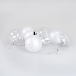 Bombki Zestaw bombek transparentnych (8 szt.) - perłowe Arpex (BN6552PER-6149) Arpex