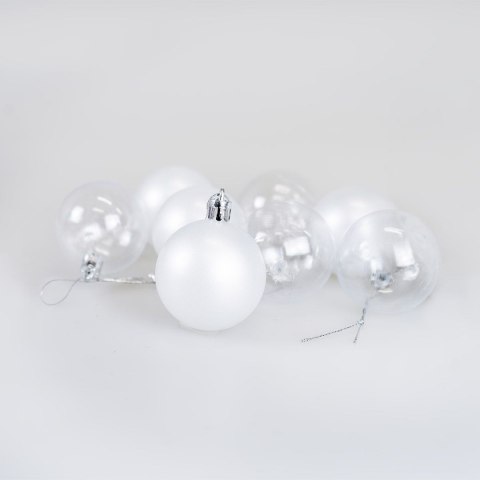 Bombki Zestaw bombek transparentnych (8 szt.) - perłowe Arpex (BN6552PER-6149) Arpex