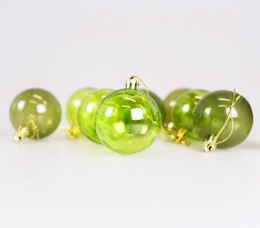 Bombki Zestaw bombek transparentnych (8 szt.) - zielone Arpex (BN6545ZIE-6149) Arpex