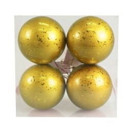 Bombki Zestaw bombek z efektem rosy (4 szt.) - złoty Arpex (BN6422ZLO-6132) Arpex