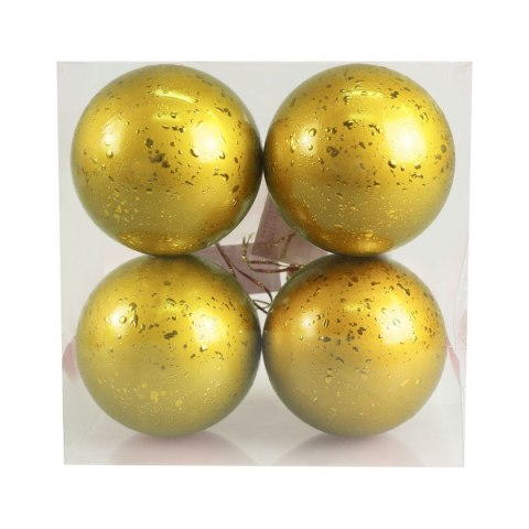 Bombki Zestaw bombek z efektem rosy (4 szt.) - złoty Arpex (BN6422ZLO-6132) Arpex