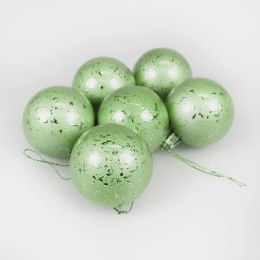 Bombki Zestaw bombek z efektem rosy (6 szt.) - szałwiowy Arpex (BN6484SZA-6125) Arpex