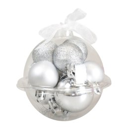 Bombki Zestaw dekoracji w bombce (9 szt.) - srebrne Arpex (BN6583SRE-6170) Arpex