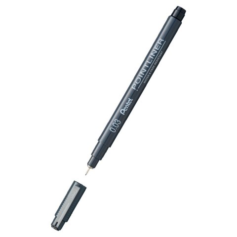 Cienkopis POINTLINER czarny wkład czarny 0,3mm 1kol. Pentel (S209-03A) Pentel